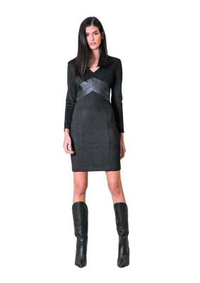 Czarna ołówkowa sukienka (2XL)