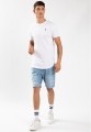 NIEBIESKIE SZORTY JEANSOWE DZIURY (W32)