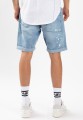 NIEBIESKIE SZORTY JEANSOWE DZIURY (W32)