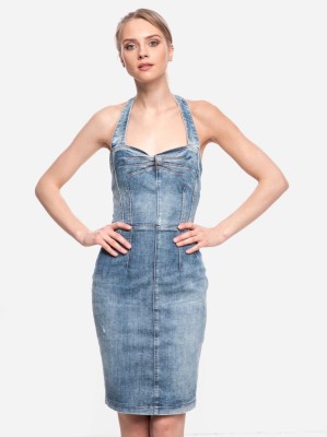 Sukienka ołówkowa jeans (38)