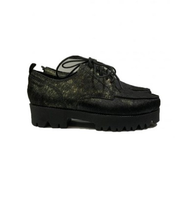 Metaliczne półbuty newton (38)