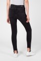 CZARNE JEANSY WYSOKI STAN (W28L32)