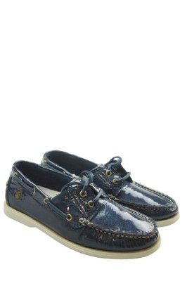 Granatowe mokasyny boat (37)