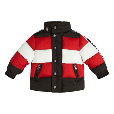 Trójkolorowa kurtka puchowa (3-6M)