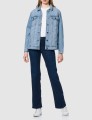 PROSTE GRANATOWE JEANSY (W27L32)