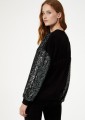 BLUZA ZDOBIONA CEKINY (M)
