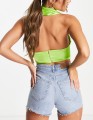 ZIELONY SATYNOWA TOP (38)