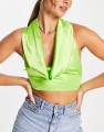 ZIELONY SATYNOWA TOP (38)