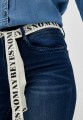 GRANATOWE JEANSY PASEK (W27)