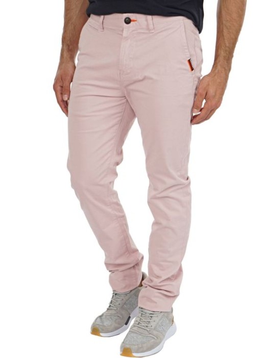 RÓŻOWE SPODNIE CHINOS (W30L34)