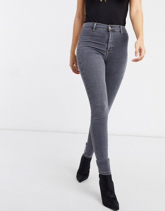 SZARE JEANSY RURKI (W26L34)