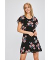 CZARNA SUKIENKA MINI FLORAL PRINT (XL)