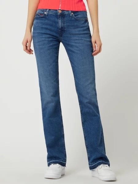 NIEBIESKIE JEANSY BOOTCUT (W27L32)