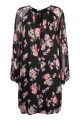 CZARNA SUKIENKA FLORAL PRINT (M)