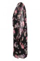 CZARNA SUKIENKA FLORAL PRINT (M)