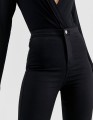 CZARNE JEANSY WYSOKI STAN (W25L32)