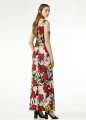 RÓŻOWA SUKIENKA FLORAL PRINT (2XL)