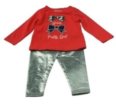 Komplet bluzka spodnie logo (3-6M)
