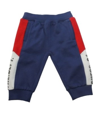 Niebieskie spodnie dresowe print (3-6M)