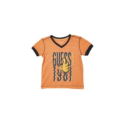 Pomarańczowy t-shirt logo (3-6M)