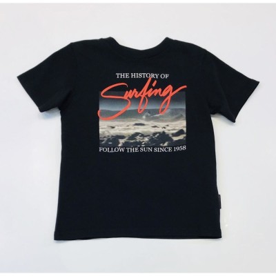 Czarny t-shirt nadruk (6L)