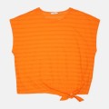 POMARAŃCZOWY LUŹNY T-SHIRT (44)
