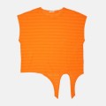 POMARAŃCZOWY LUŹNY T-SHIRT (44)