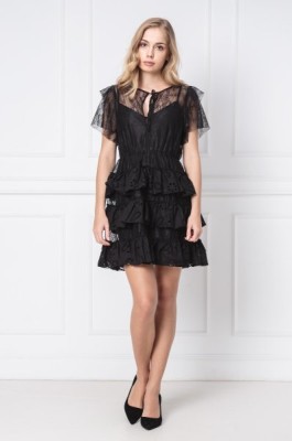 Czarna koronkowa sukienka (M)