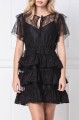 CZARNA KORONKOWA SUKIENKA (M)