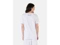 BIAŁY T-SHIRT NADRUK (XS)