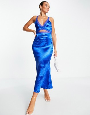 Niebieska sukienka midi (42)