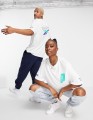 BIAŁY T-SHIRT UNISEX PRINT (S)