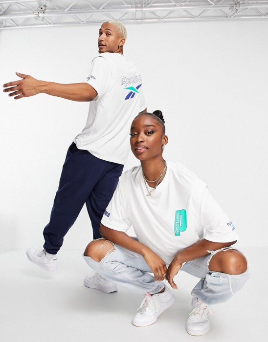 BIAŁY T-SHIRT UNISEX PRINT (S)