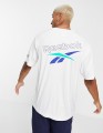 BIAŁY T-SHIRT UNISEX PRINT (S)