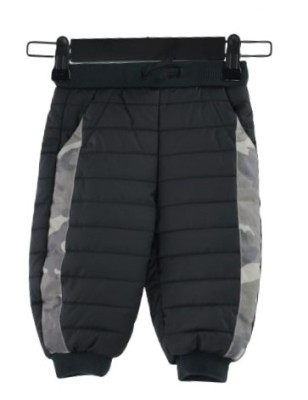 Czarne pikowane spodnie (3-6M)