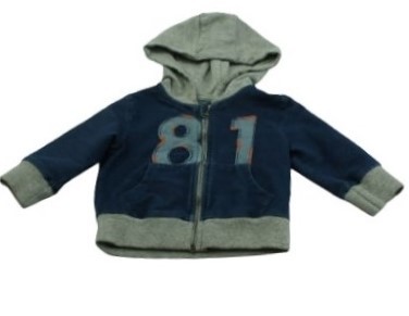 Logowana bluza kaptur (3-6M)