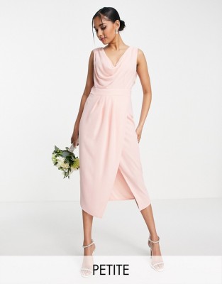 Jasnoróżowa szyfonowa sukienka (34)