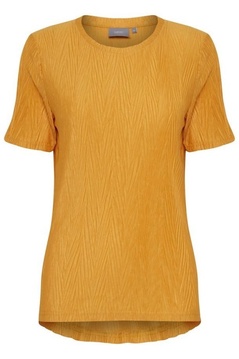 ZŁOTY MARSZCZONY T-SHIRT (M)