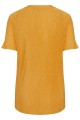 ZŁOTY MARSZCZONY T-SHIRT (M)