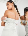 SATYNOWA SUKIENKA OFF SHOULDER (36)