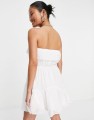 BIAŁA SUKIENKA MINI OFF SHOULDER (36)