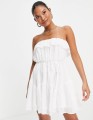 BIAŁA SUKIENKA MINI OFF SHOULDER (36)