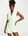 Pimkie sleeveless mini blazer dress in mint green__.jpg