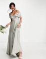 SUKIENKA SATYNOWA OFF SHOULDER (36)