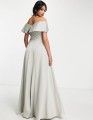 SUKIENKA SATYNOWA OFF SHOULDER (36)