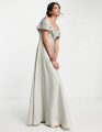 SUKIENKA SATYNOWA OFF SHOULDER (36)