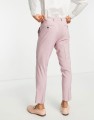 FIOLETOWE ELEGANCKIE SPODNIE (39)
