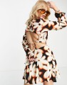Koszulowy kolorowy top (XS)
