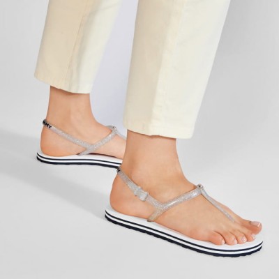 Białe sandały IRREDESCENT (36)