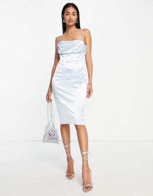 Jasnoniebieska midi sukienka (36)